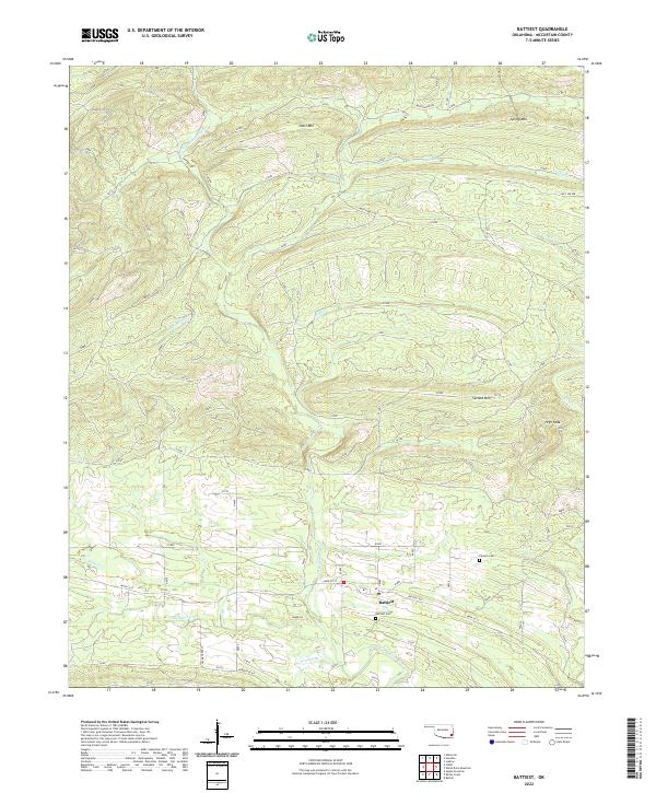Battiest topographic map thumbnail