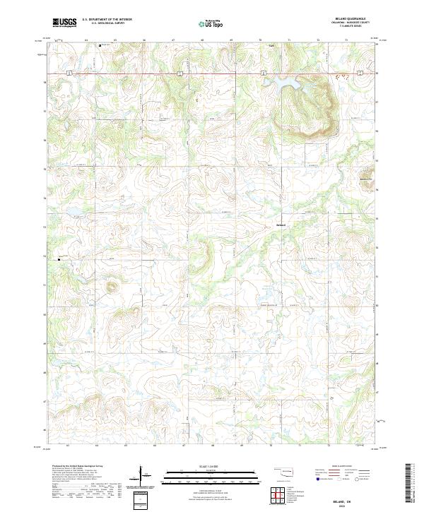 Beland topographic map thumbnail