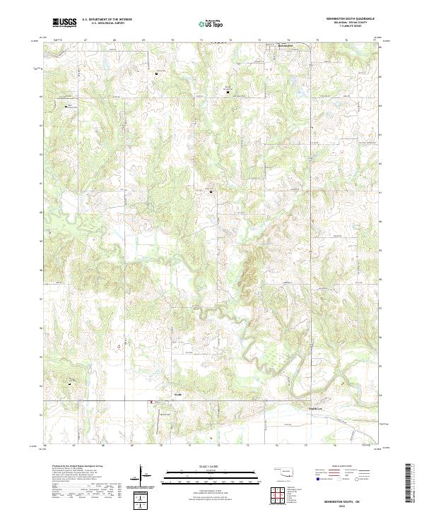 Bennington South topographic map thumbnail