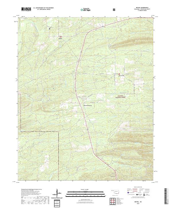 Bethel topographic map thumbnail