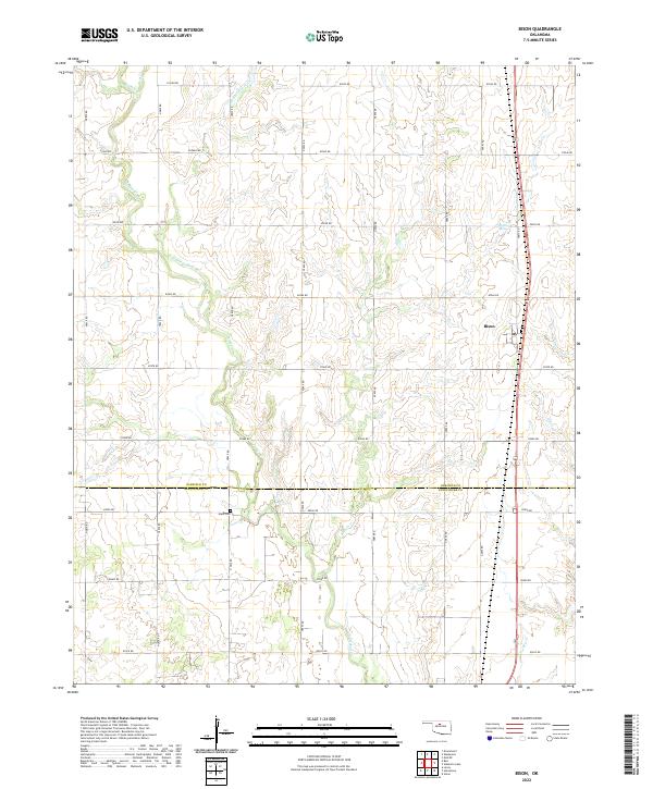 Bison topographic map thumbnail
