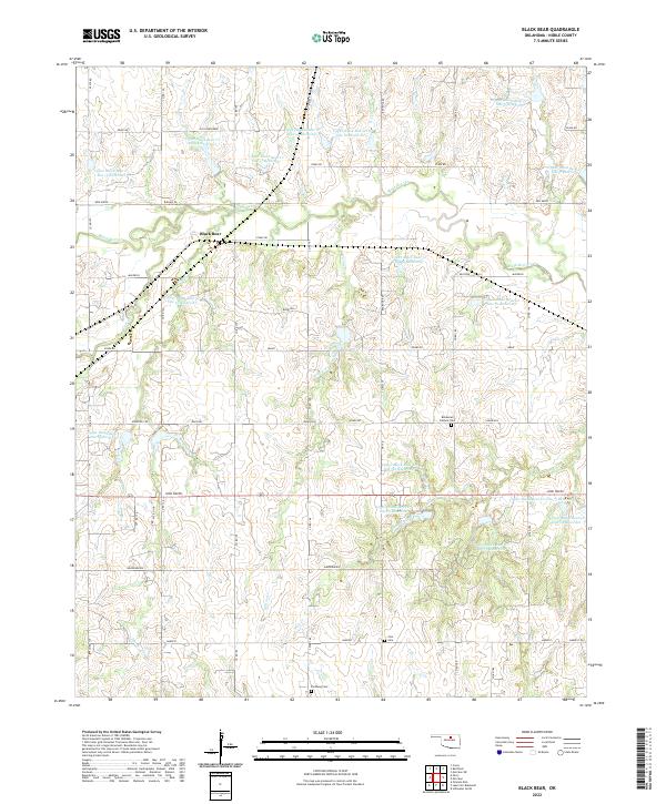 Black Bear topographic map thumbnail