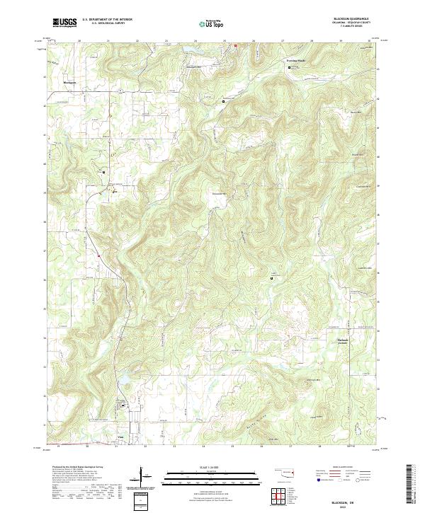 Blackgum topographic map thumbnail