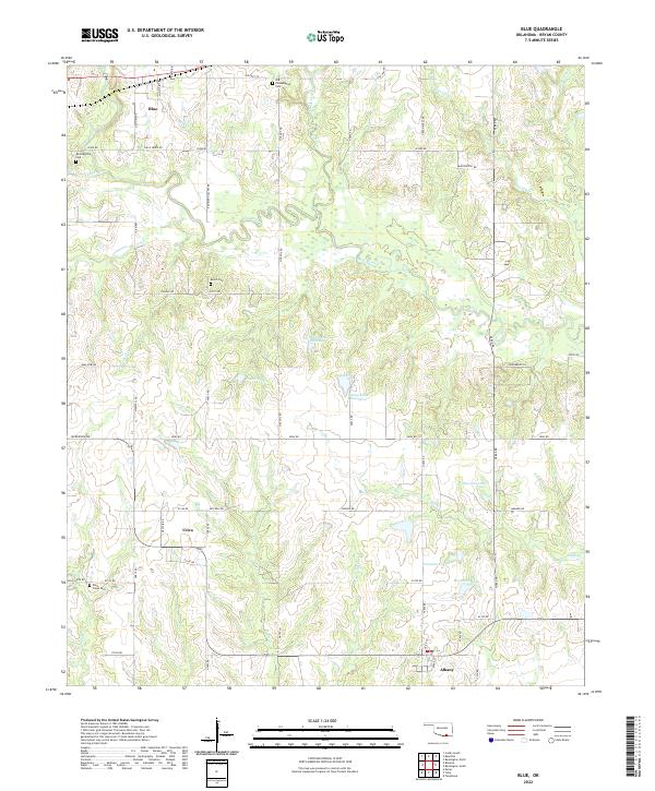 Blue topographic map thumbnail