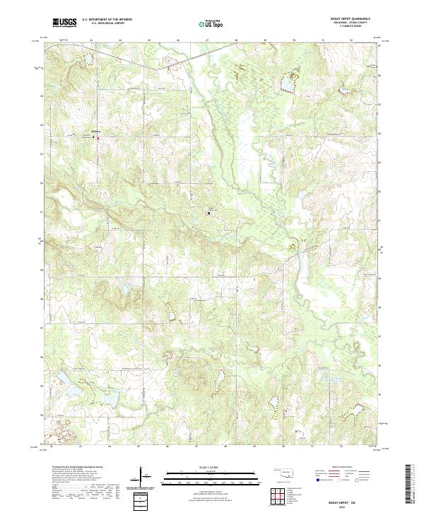 Boggy Depot topographic map thumbnail