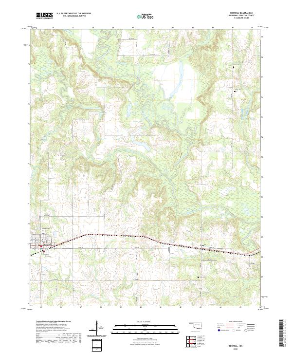 Boswell topographic map thumbnail