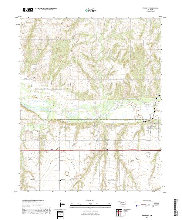 Bridgeport topographic map thumbnail