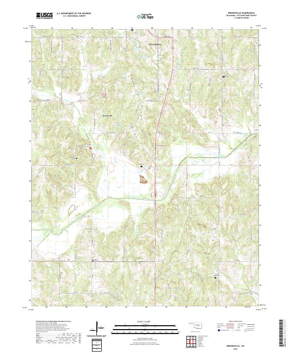 Brooksville topographic map thumbnail