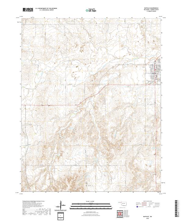 Buffalo topographic map thumbnail
