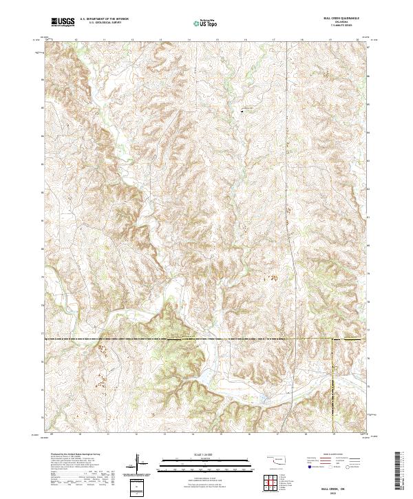 Bull Creek topographic map thumbnail