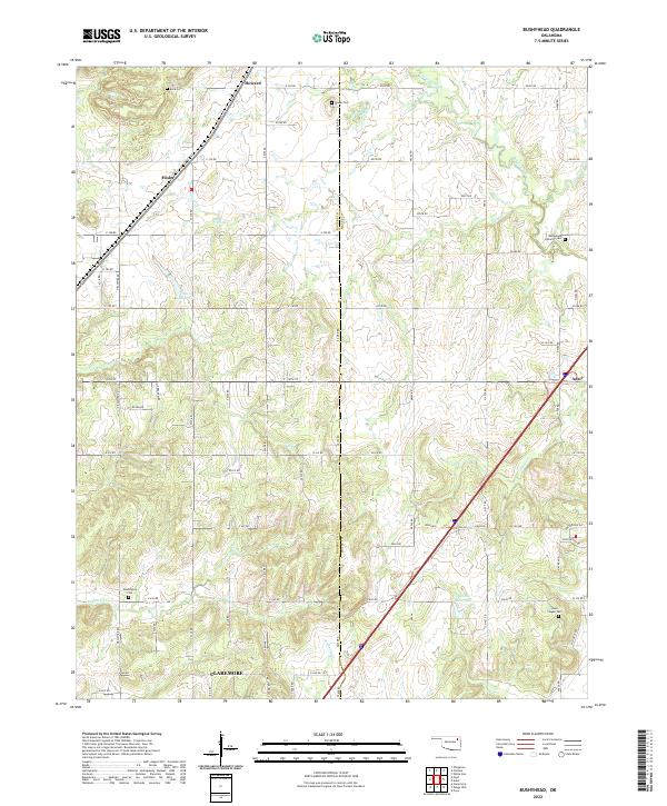 Bushyhead topographic map thumbnail