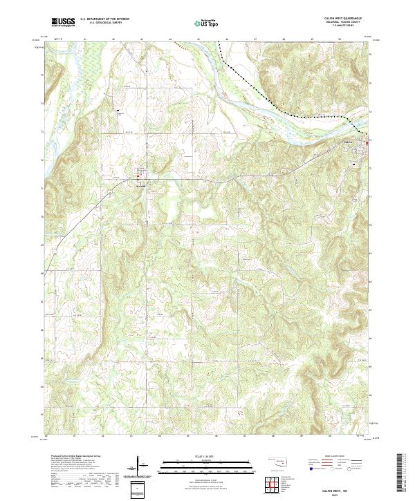 Calvin West topographic map thumbnail
