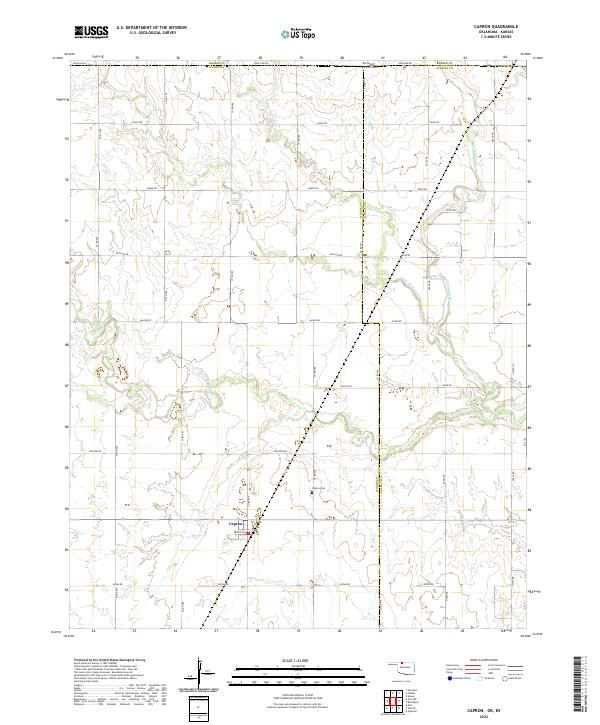 Capron topographic map thumbnail