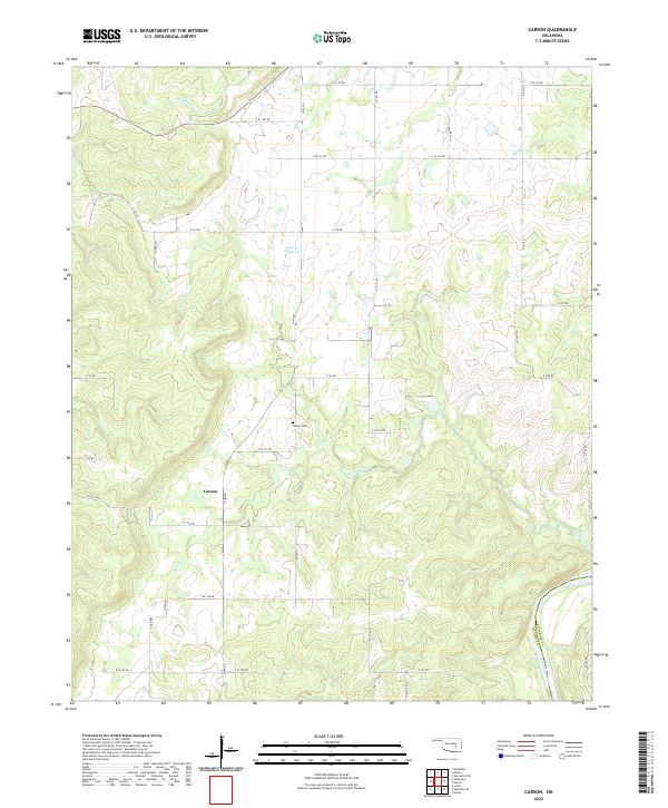 Carson topographic map thumbnail
