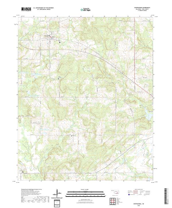 Centrahoma topographic map thumbnail