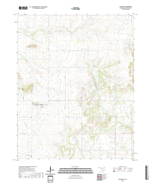 Centralia topographic map thumbnail