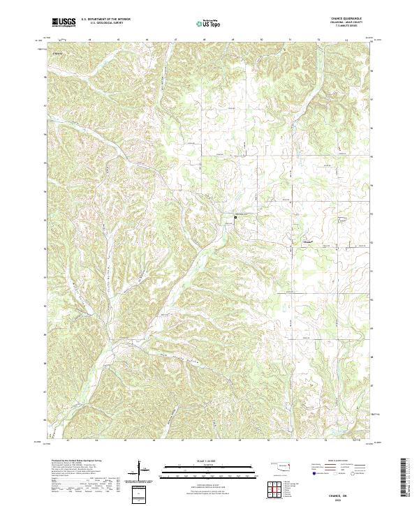 Chance topographic map thumbnail