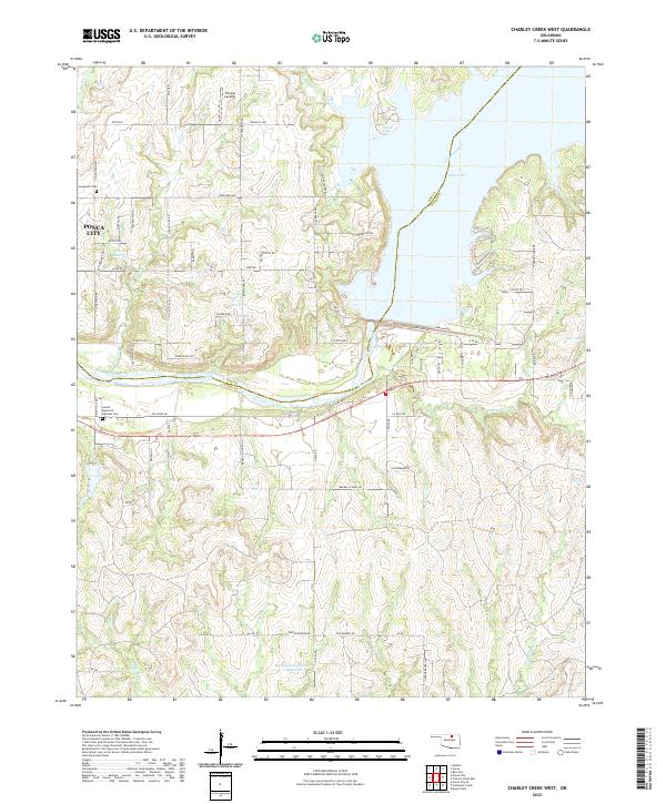 Charley Creek West topographic map thumbnail