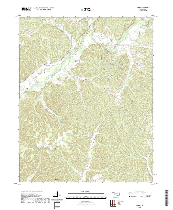 Chewey topographic map thumbnail