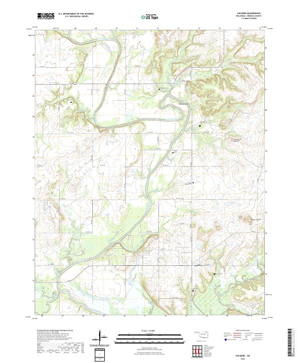 Childers topographic map thumbnail