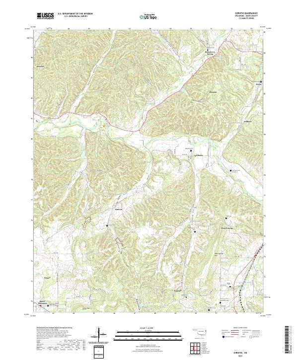 Christie topographic map thumbnail