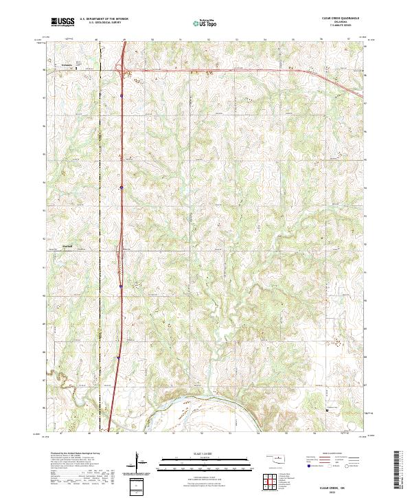 Clear Creek topographic map thumbnail
