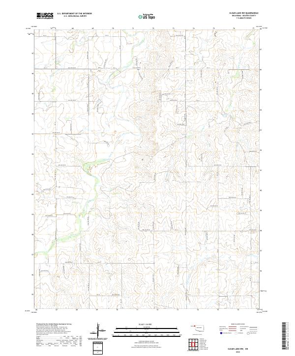 Clear Lake NW topographic map thumbnail