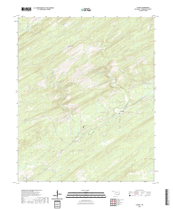 Cloudy topographic map thumbnail