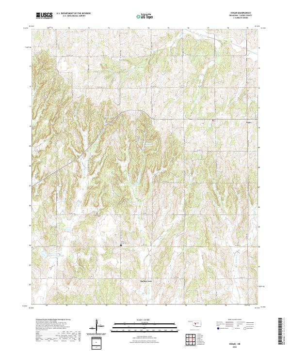 Cogar topographic map thumbnail