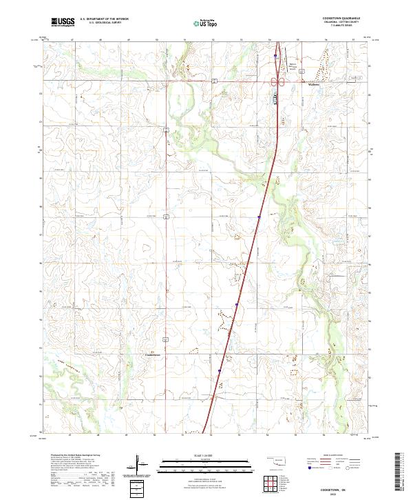 Cookietown topographic map thumbnail