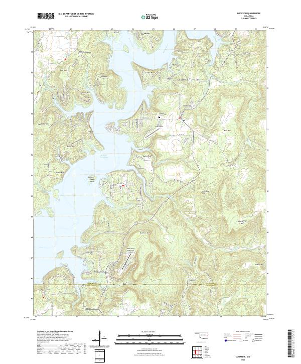 Cookson topographic map thumbnail