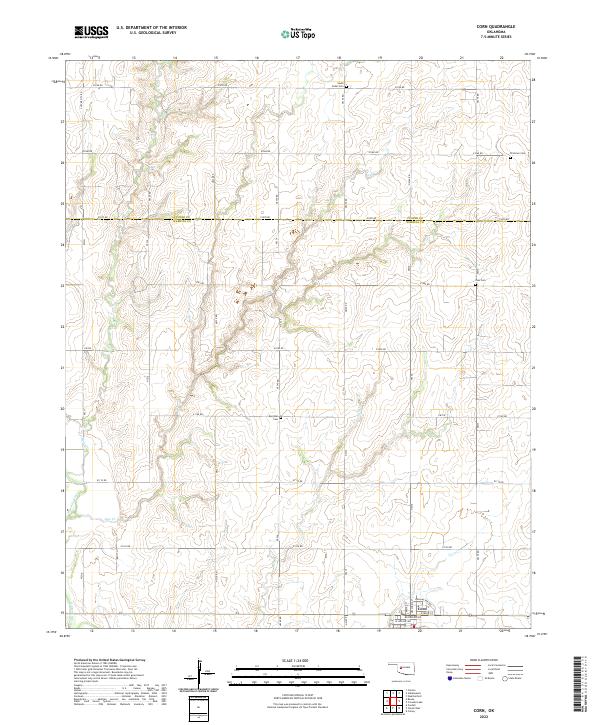 Corn topographic map thumbnail