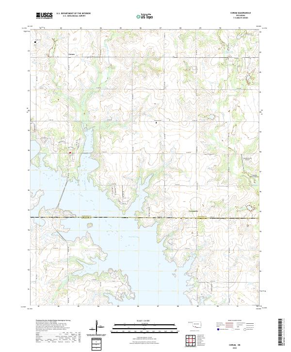 Corum topographic map thumbnail
