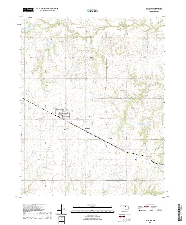 Covington topographic map thumbnail