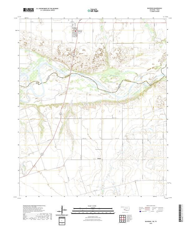 Davidson topographic map thumbnail