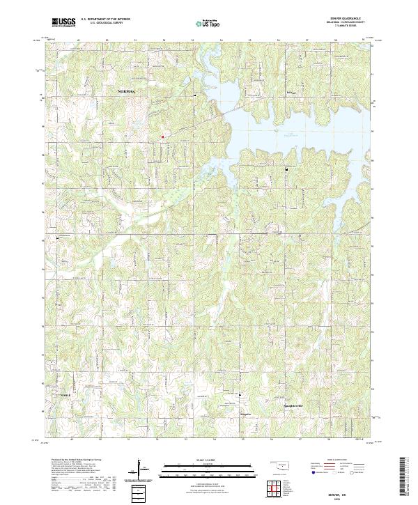 Denver topographic map thumbnail