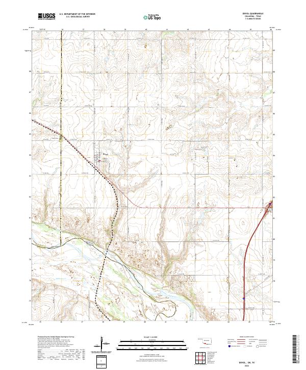 Devol topographic map thumbnail