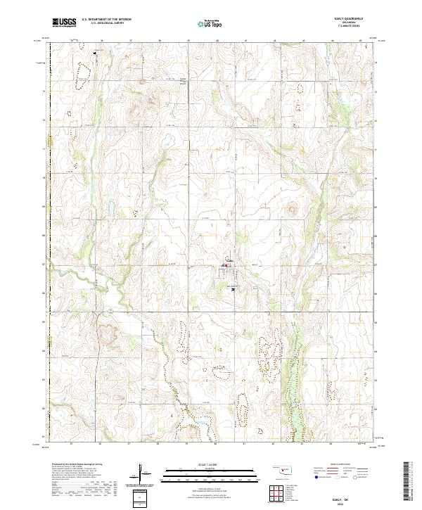 Eakly topographic map thumbnail