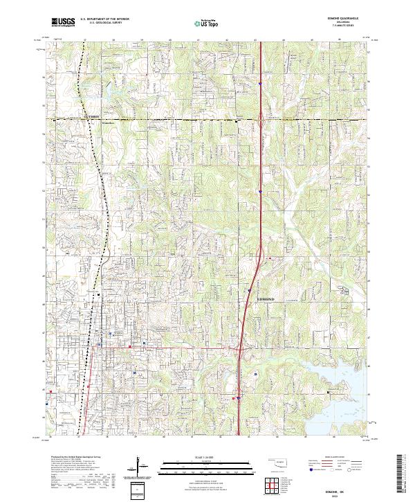 Edmond topographic map thumbnail