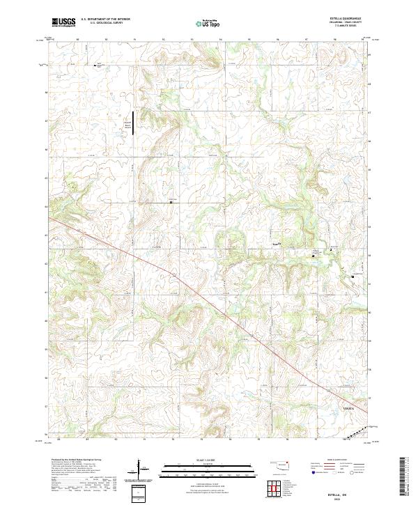 Estella topographic map thumbnail