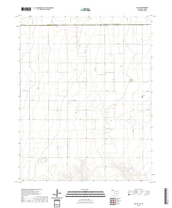 Eva NE topographic map thumbnail