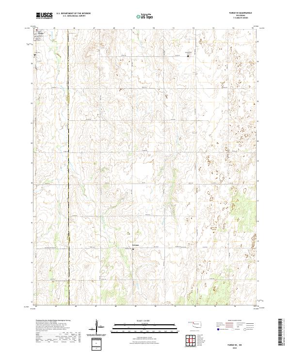 Fargo SE topographic map thumbnail