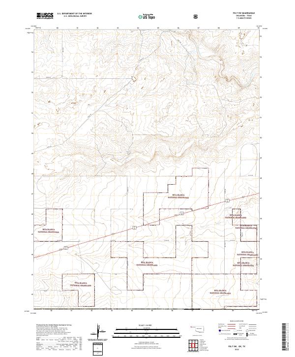Felt SW topographic map thumbnail