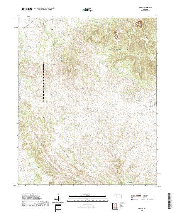 Fox NE topographic map thumbnail