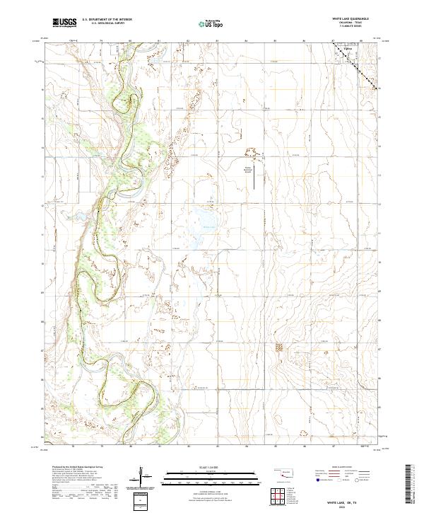 White Lake topographic map thumbnail