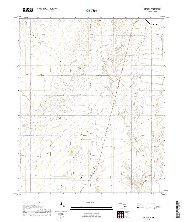 Frederick SE topographic map thumbnail