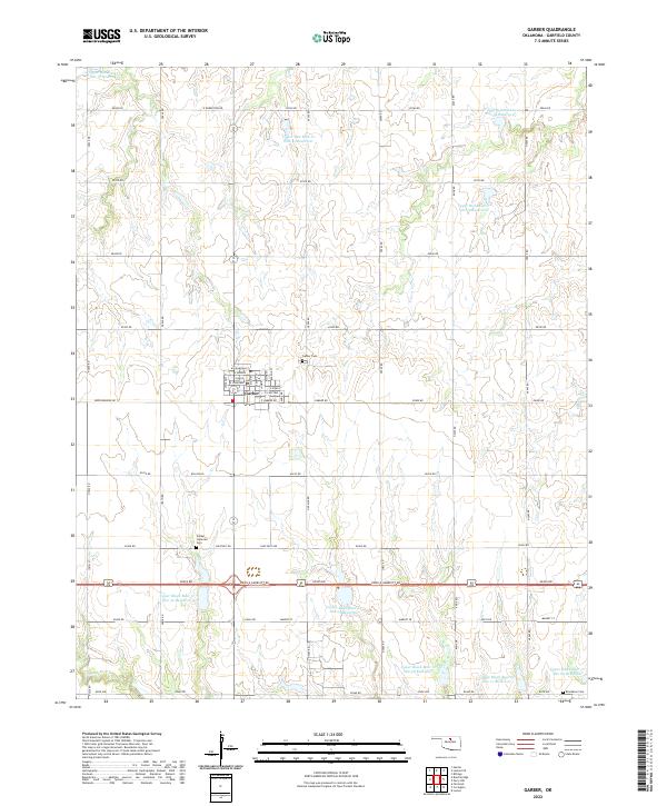 Garber topographic map thumbnail