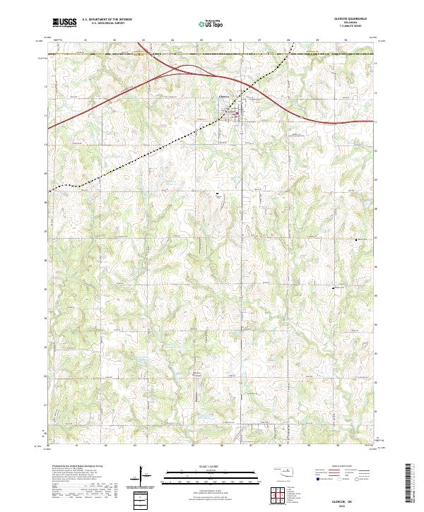 Glencoe topographic map thumbnail