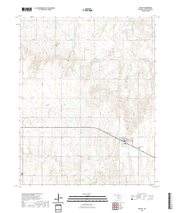 Goltry topographic map thumbnail