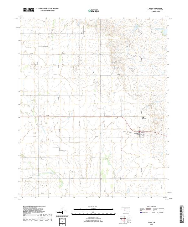 Gould topographic map thumbnail